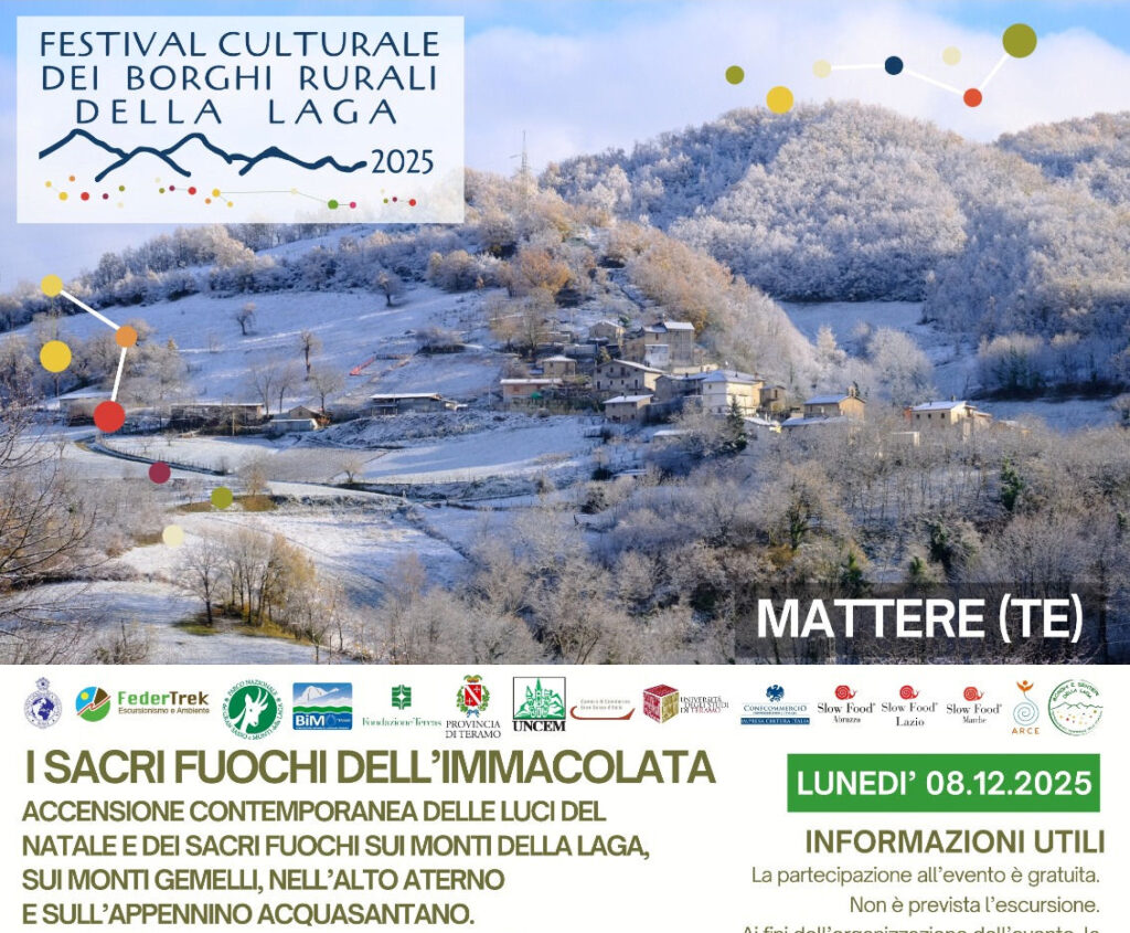 Lunedì 8 dicembre, Mattere (TE)