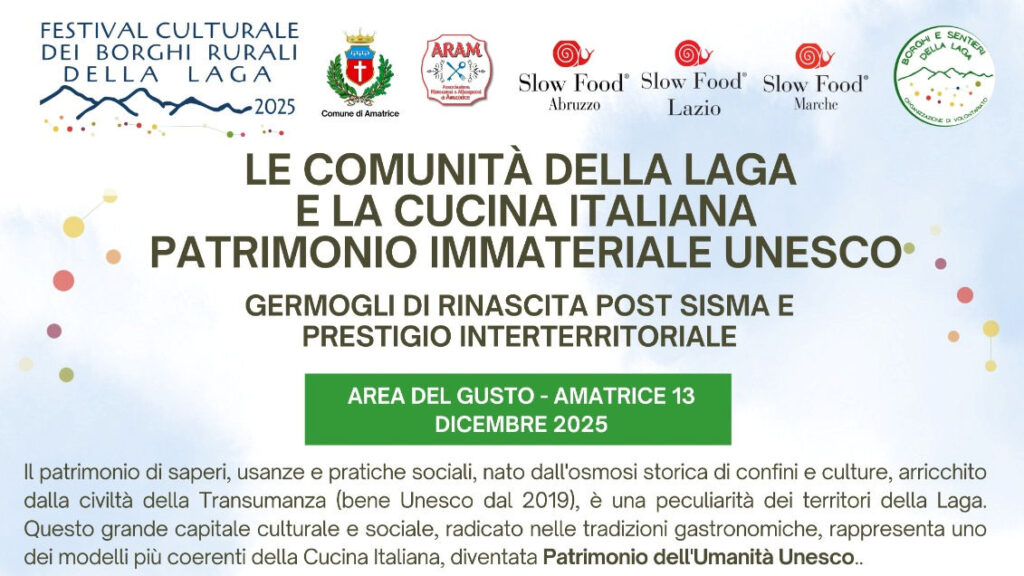 Sabato 13 dicembre, Amatrice