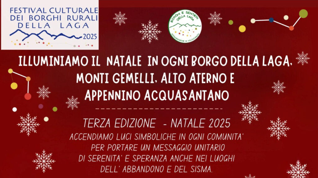 Illuminiamo il Natale in ogni Borgo della Laga